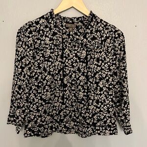 J. Crew Silk Point Sur Blossom Blouse‎ Size XSmall Petite